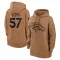 Brown Women's K.J. Cloyd Denver Broncos 2023 Salute To Service Pullover Hoodie